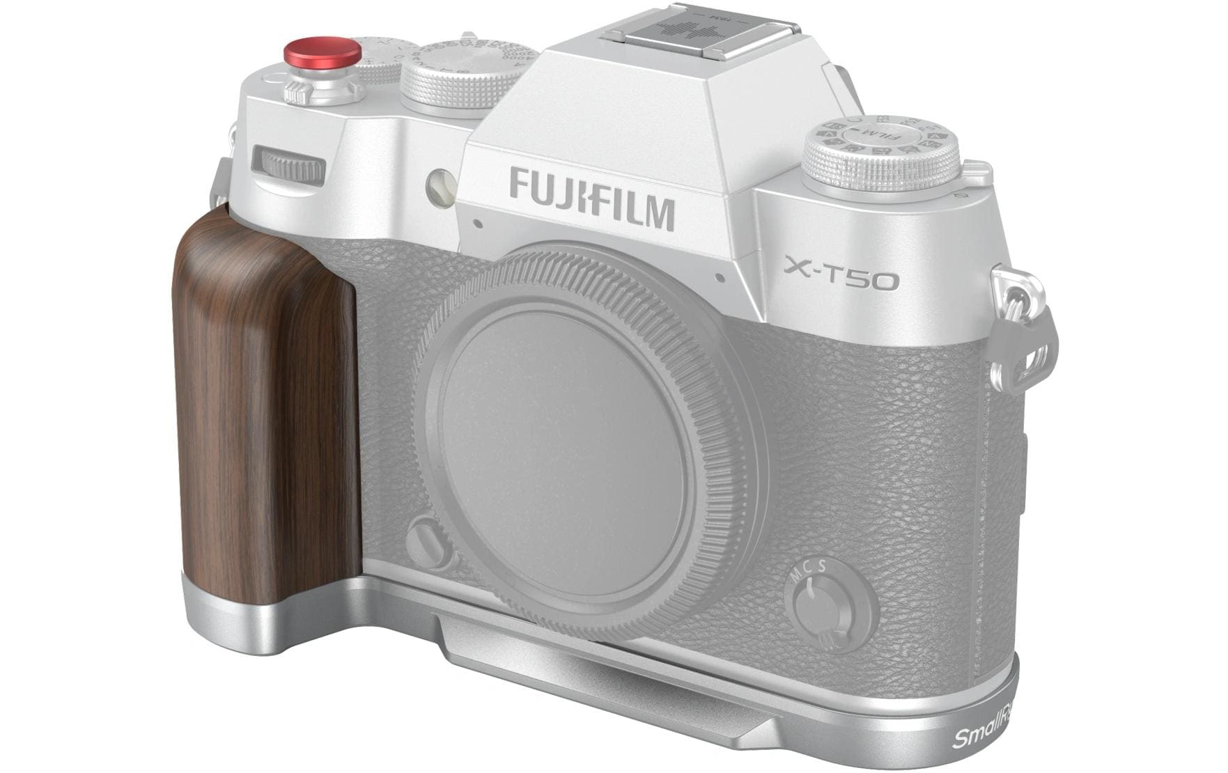 SmallRig L-Shape Grip for FUJIFILM X-T50 Wooden (Silver)