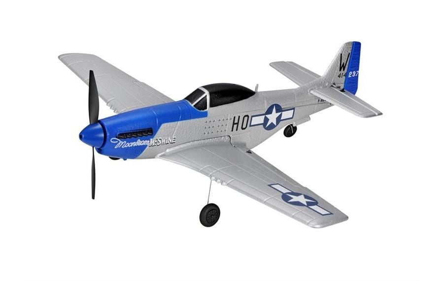 TOP-RC Mini P51D RTF 450mm, Blau