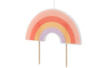 Partydeco Geburtstagskerzen Regenbogen 4.5 cm, 1 Stück