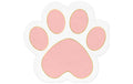 Partydeco Servietten Pfoten rosa, 15.5x14.5 cm, 12 Stück