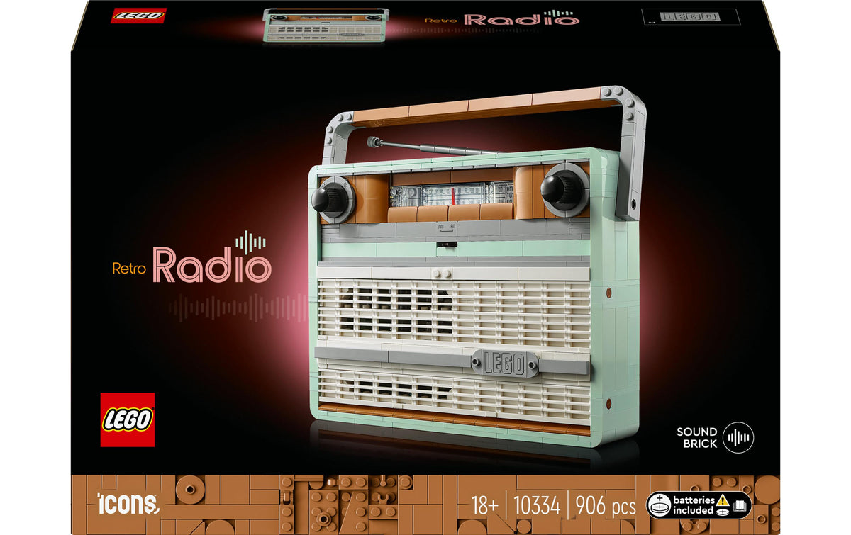 LEGO Retro-Kofferradio Alter: 18+ Teile: 906