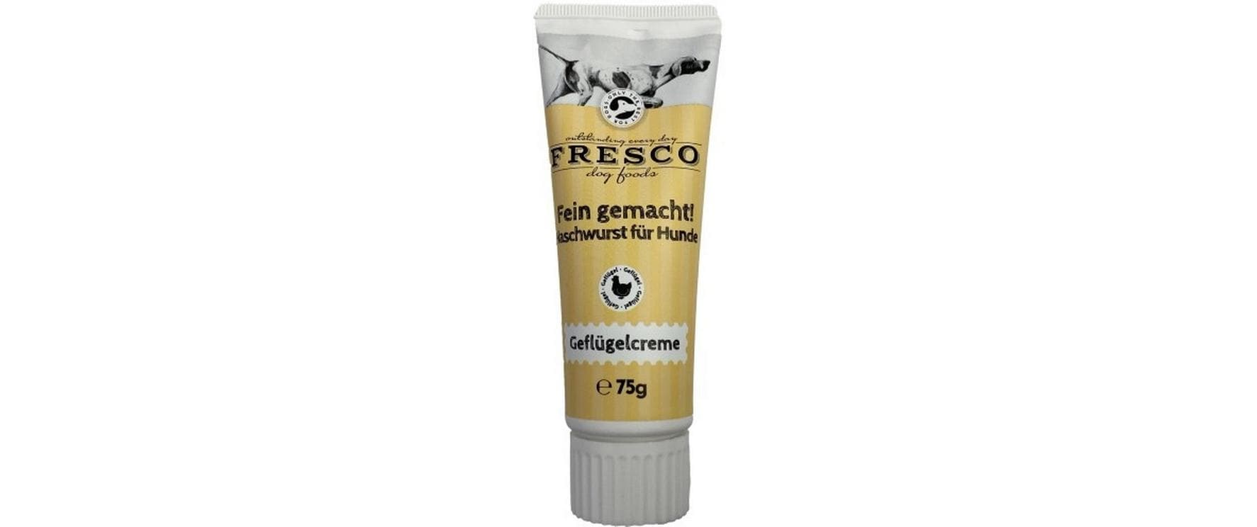 Fresco Naschwurst für Hunde Geflügelcreme 75g