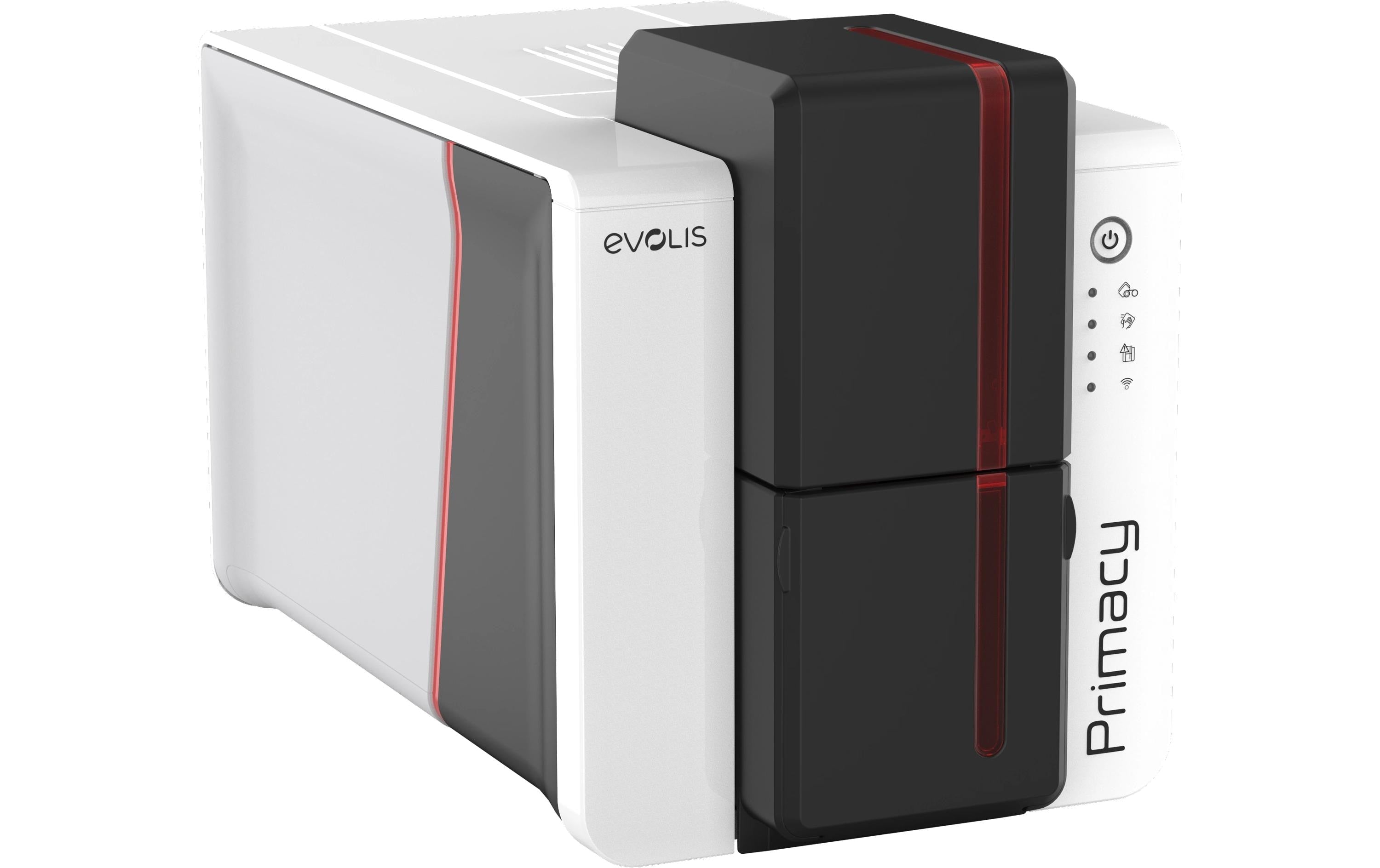 Evolis Primacy 2 d. Expert LED USB Ethernet, Black-Red, Cleaning Kit, Duplex
