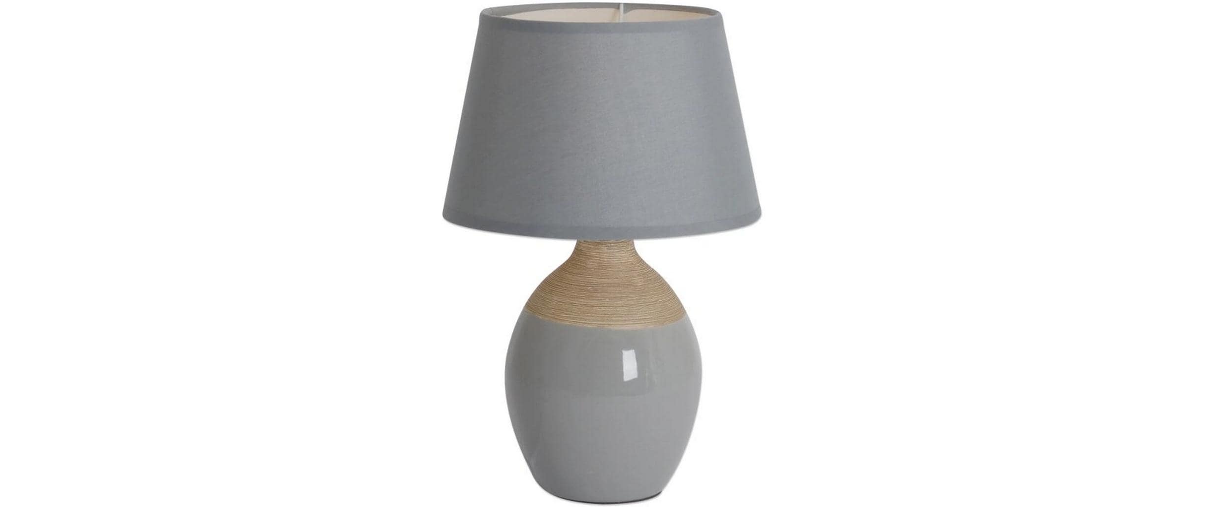 Näve Talia Tischleuchte grau E14, 40W, IP20