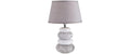 Näve Stoney Tischleuchte weiss/grau E14, 40W, IP20
