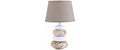 Näve Stoney Tischleuchte weiss/braun E14, 40W, IP20