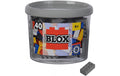 BLOX 40 graue 8er Steine in Dose