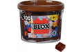 BLOX 100 braune 4er Steine in Dose