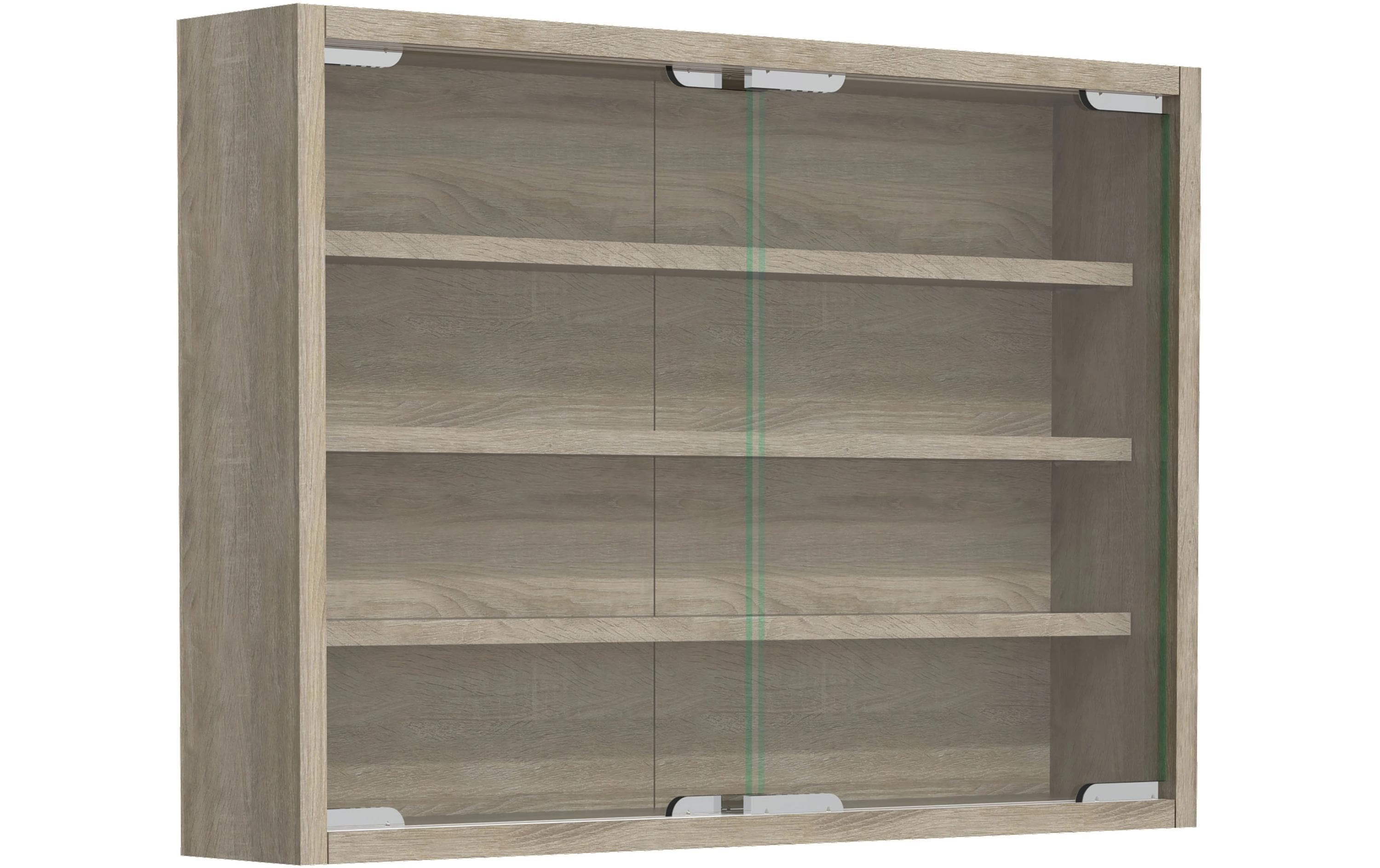 VCM Wandvitrine Agisa M Sonoma-Eiche