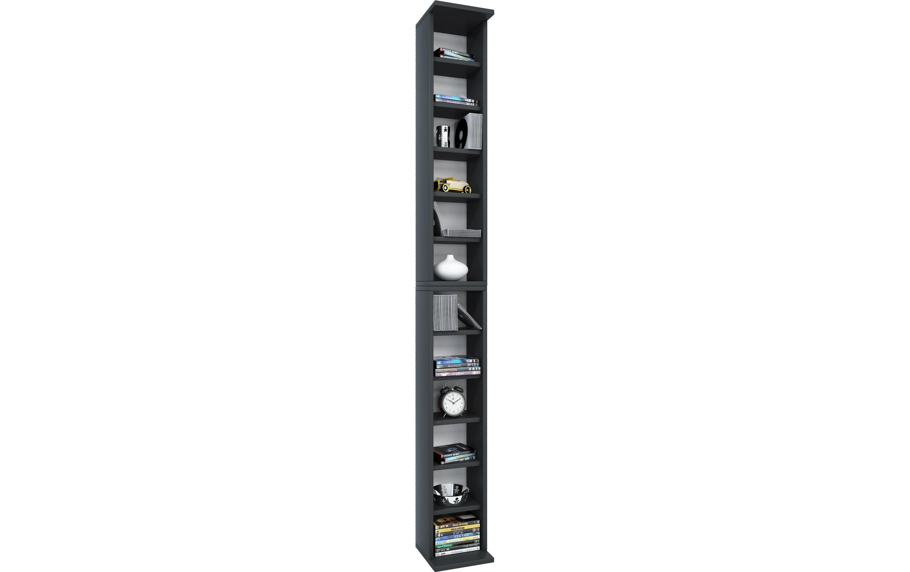 VCM Regal Bigol für 204 CDs Schwarz