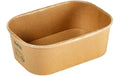 Duni Brick Box Medium 750ml braun, ungeteilt, 50 Stk.
