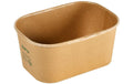 Duni Brick Box Medium 1000ml braun, ungeteilt, 50 Stk.
