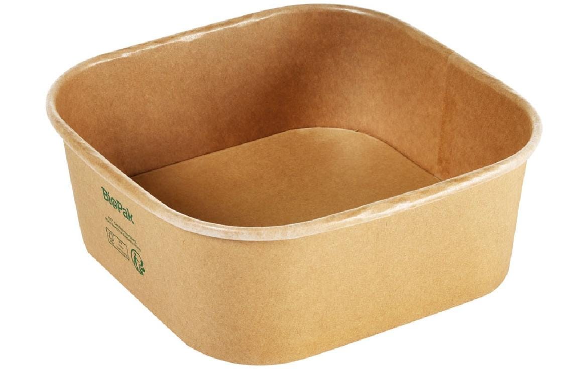 Duni Brick Box Large 1200ml braun, ungeteilt, 40 Stk.