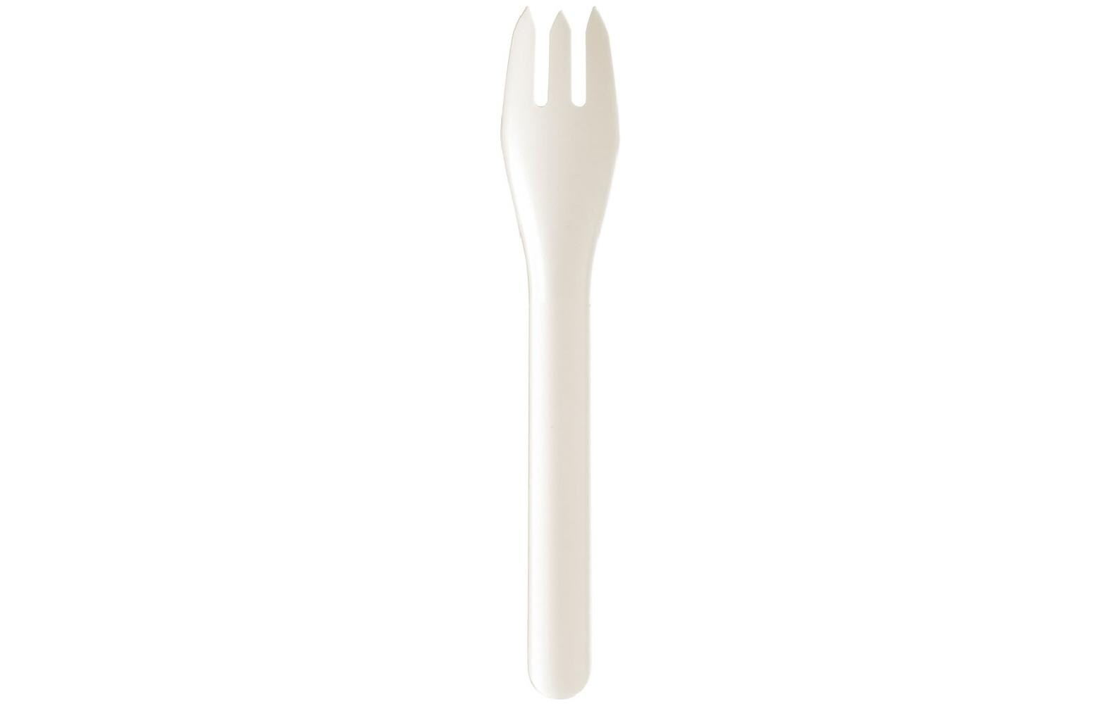 Duni Gabel Pluma, weiss, 16cm 100 Stk.