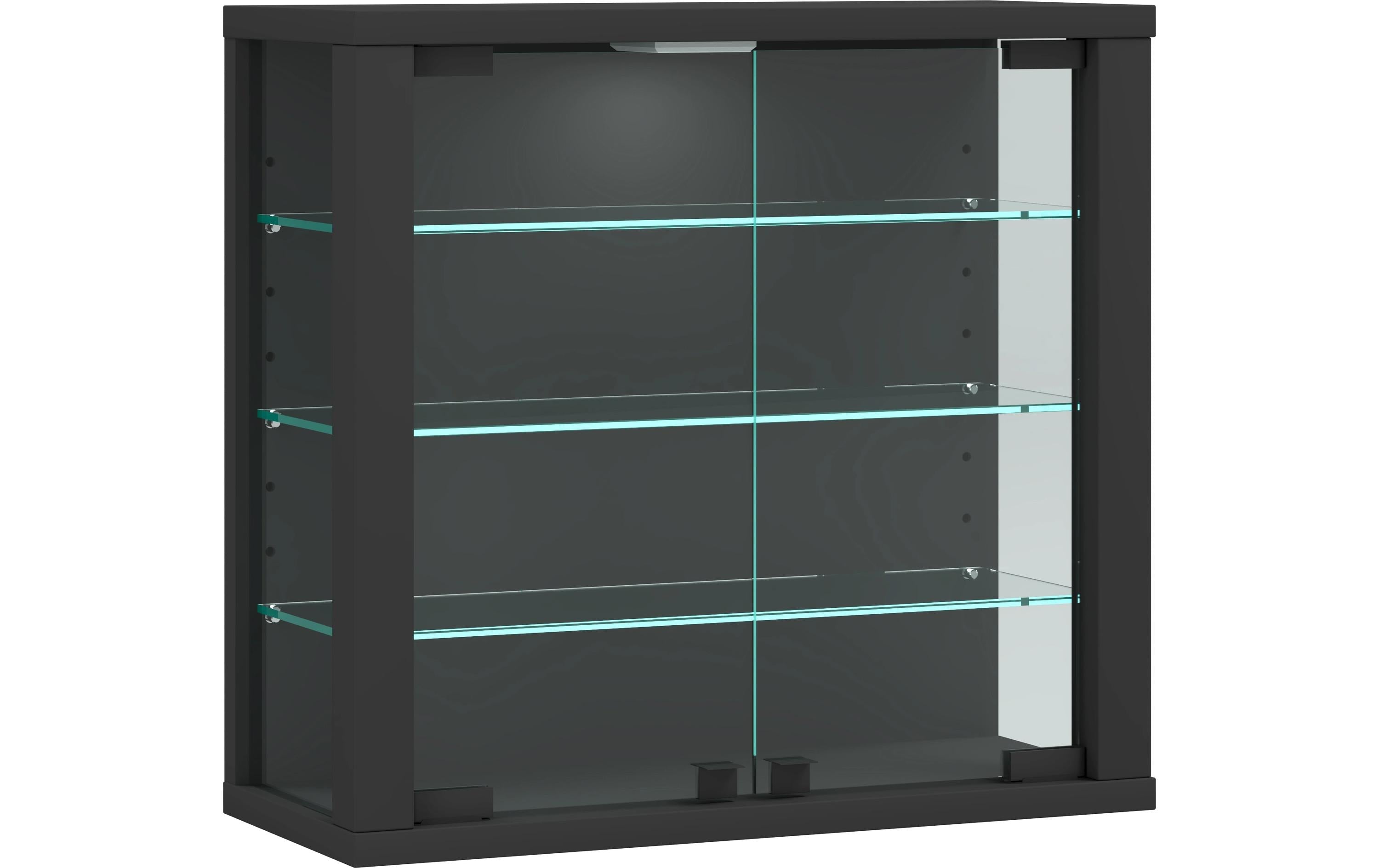 VCM Wandvitrine Vitrosa S Anthrazit