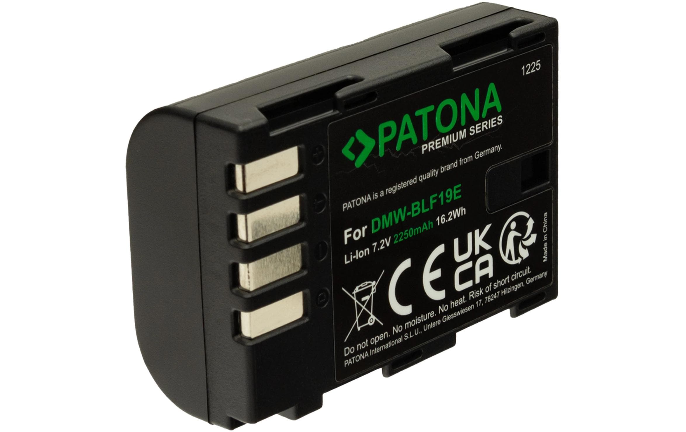 Patona Premium Akku Panasonic DMW-BLF19E 2000mAh, 7.2V
