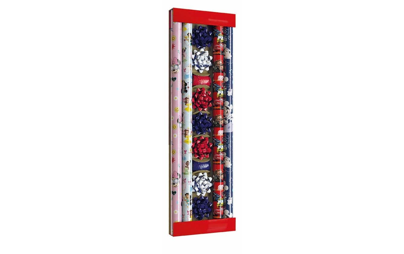 B+C Geschenkpapier-Set Disney inkl. Geschenkband 5 mmx 10 m und Aufkleber