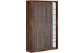 VCM Wandvitrine Vitrosa Mini Kern-Nussbaum