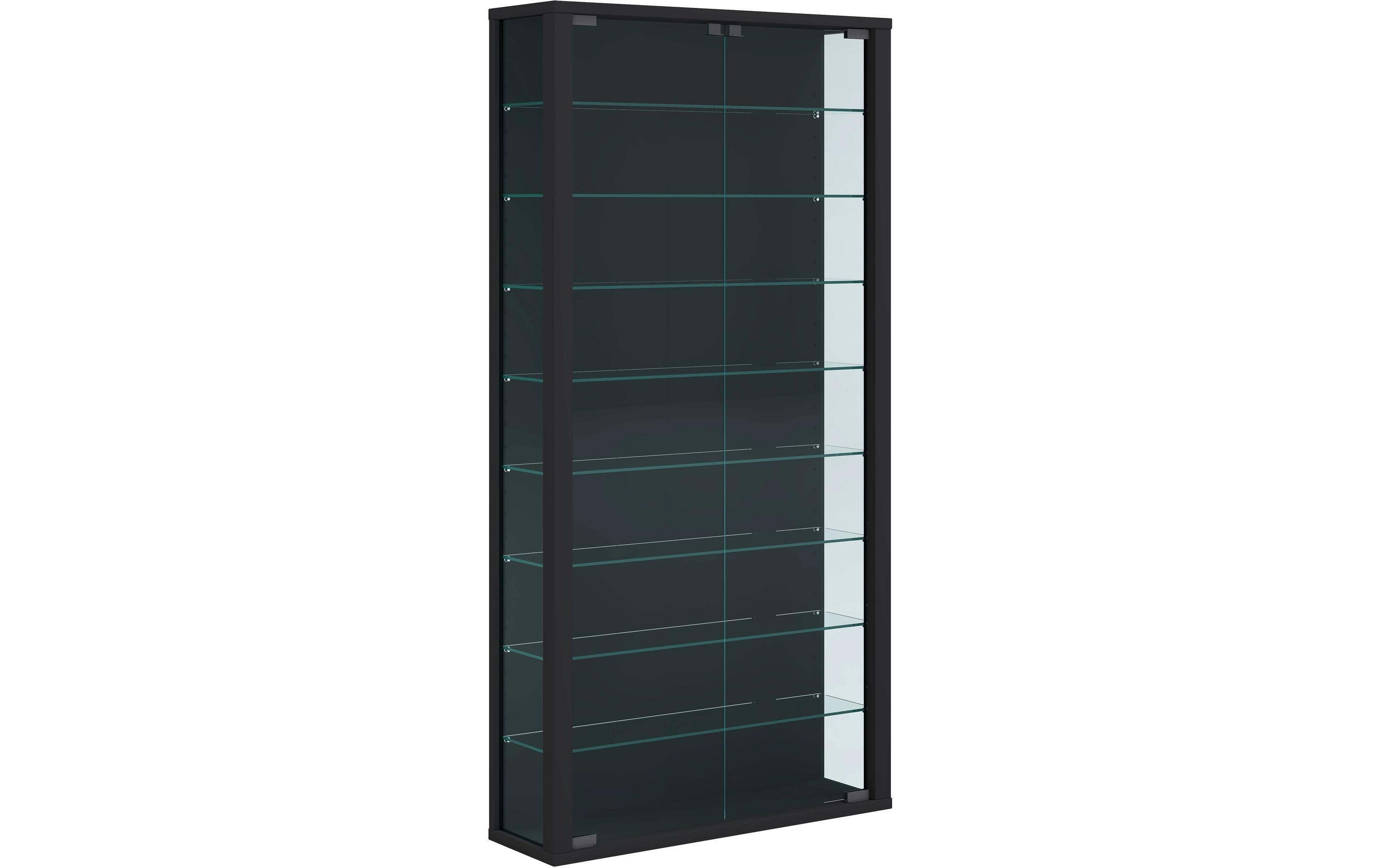 VCM Wandvitrine Vitrosa Maxi Schwarz