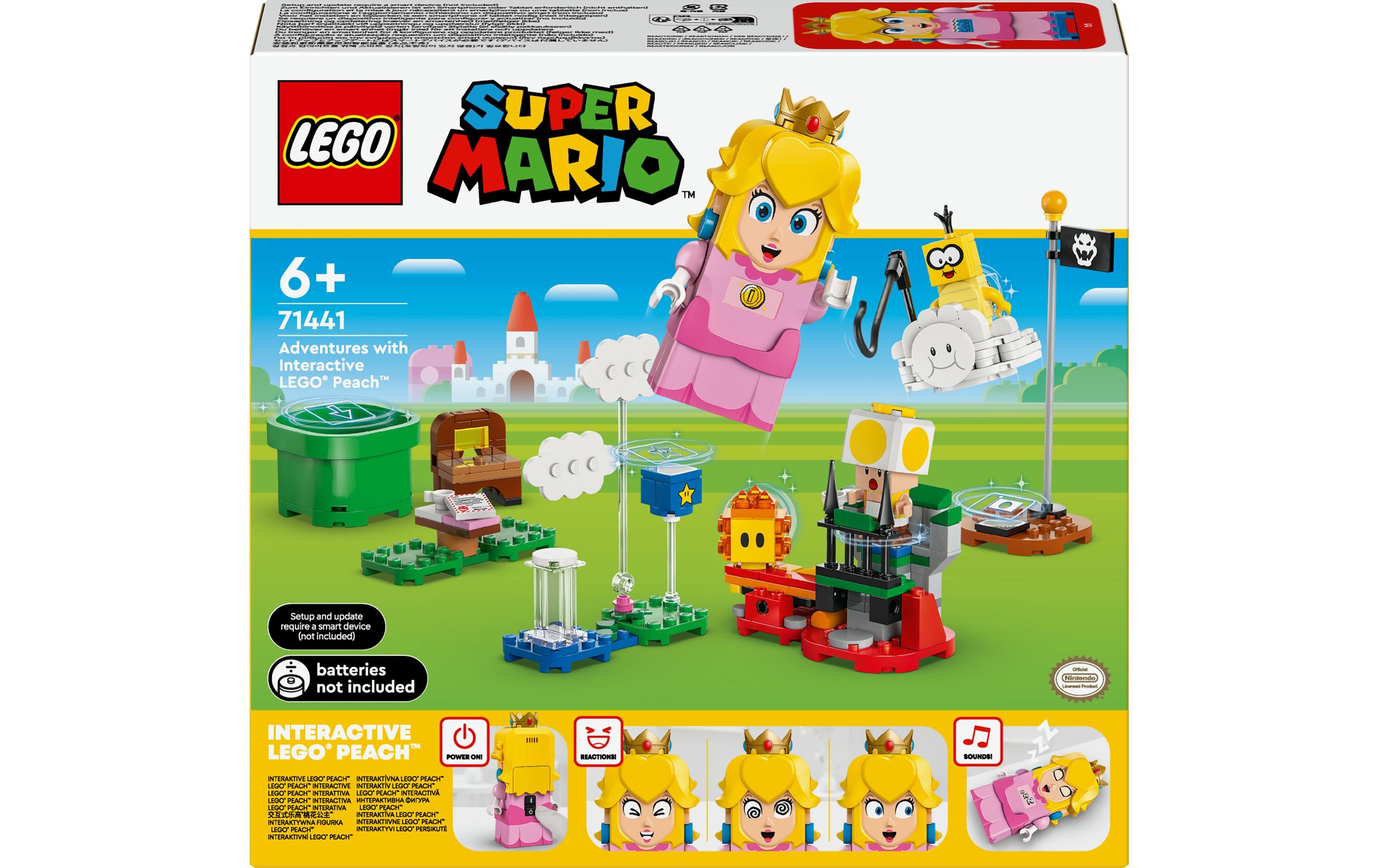 LEGO Abenteuer mit dem interaktiven Peach LEGO Super Mario