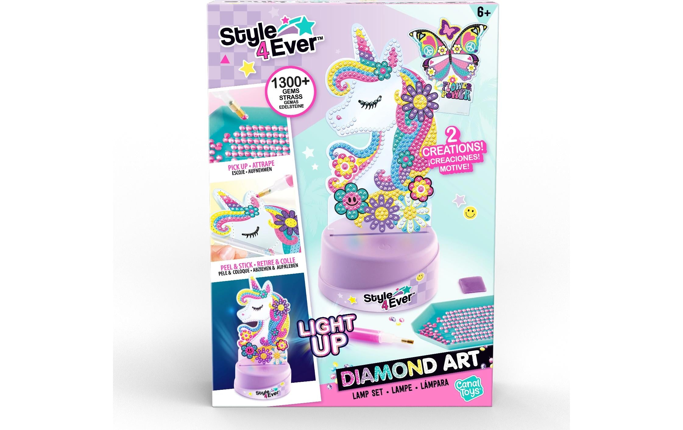 Diamond Art Lamp Set
