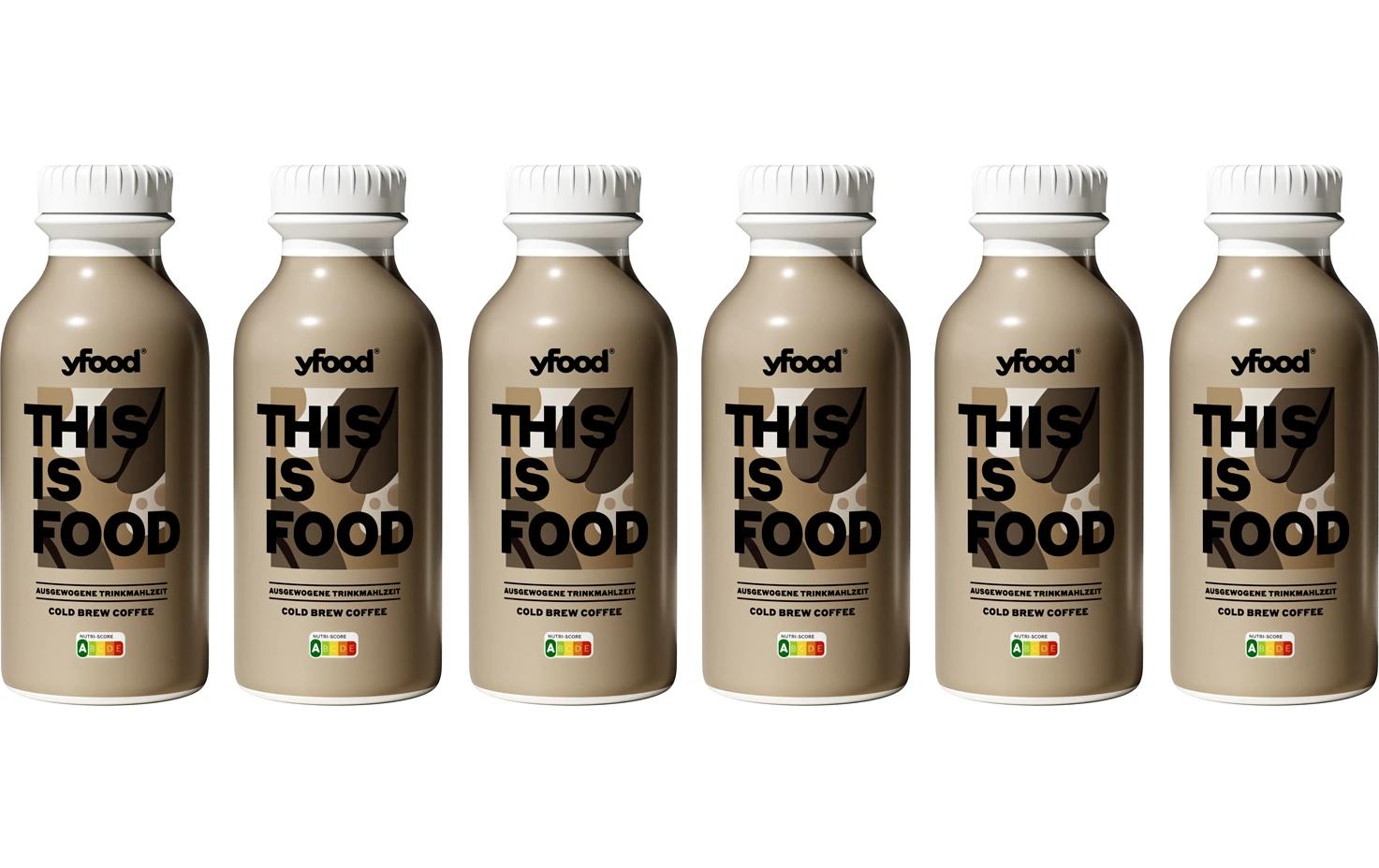 YFood Trinkmahlzeit Cold Brew Coffee 6 x 500ml