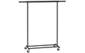 Songmics Kleiderständer Schwerlast 90kg verchromtes Eisen,92-132x160x45.4cm (BxHxT)