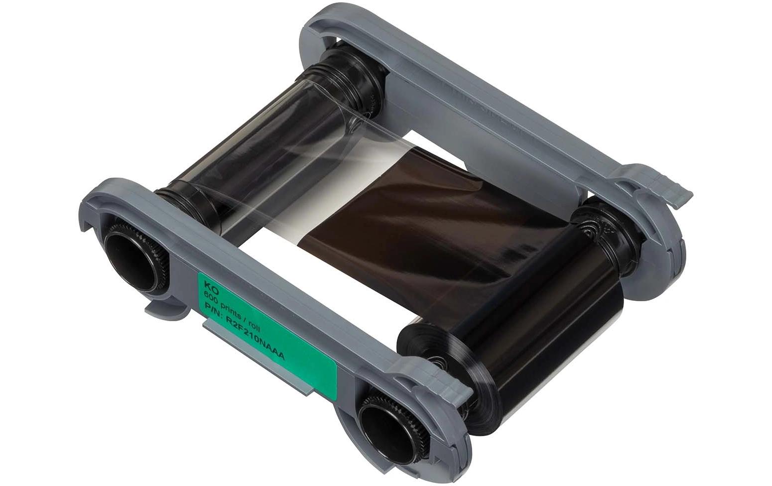 Evolis Primacy 2 KO Schwarzband Overlay 600 Kartenseiten