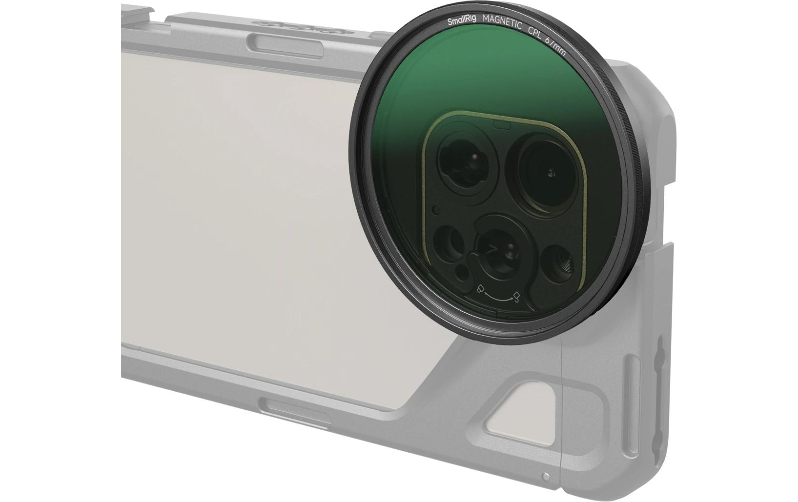 SmallRig Attachable CPL Filter with M-mount Filter Adapter (67mm)