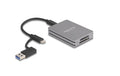 Delock USB-C Card Reader für SD & CFexpress Typ A Speicherkarte