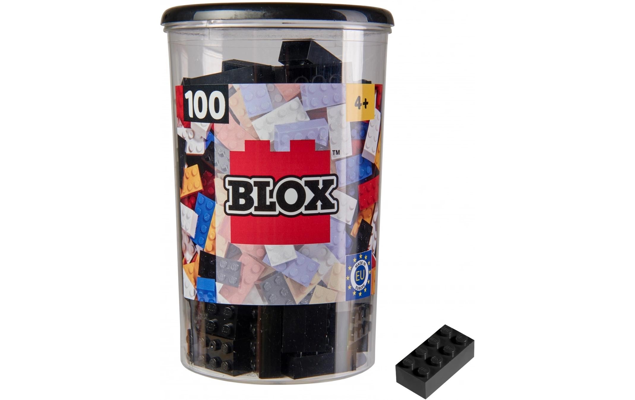 BLOX 100 schwarze 8er Steine in Dose