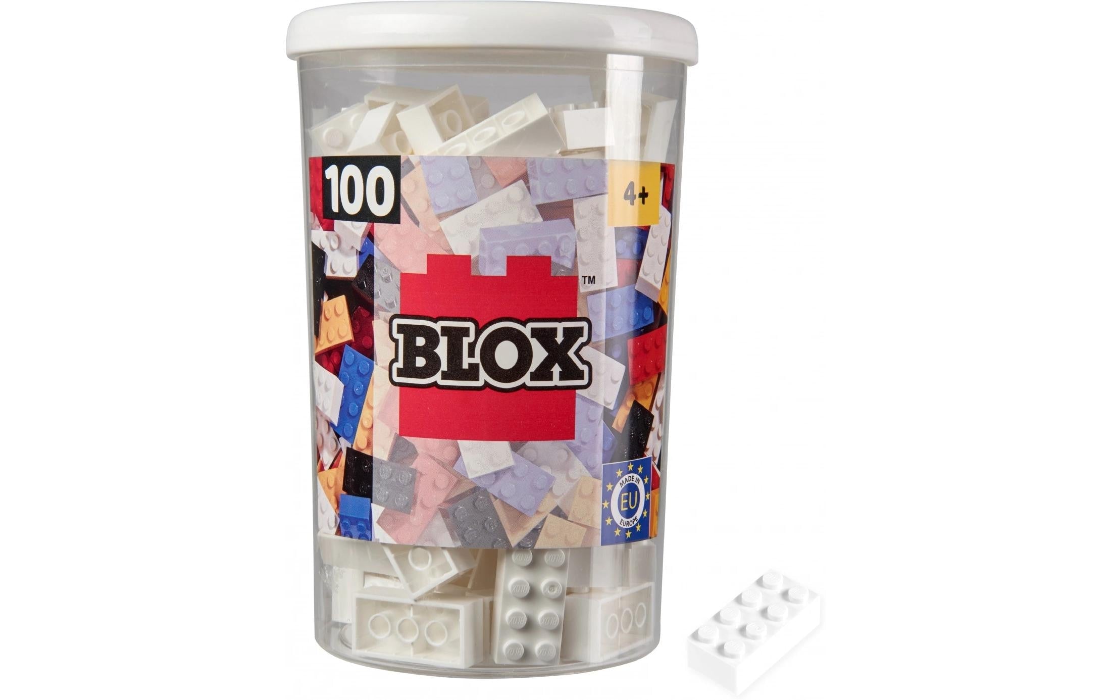 BLOX 100 weisse 8er Steine in Dose