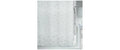 spirella Kos Duschvorhang Metallic effect Silber,Polyester, 180x240 (LxB)cm, waschbar
