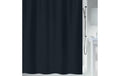 spirella Duschvorhang Primo, Schwarz 180x180 cm, Polyester, waschbar 40 Grad