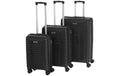KOOR Koffer 3er Set schwarz 3-er Set, PP, schwarz