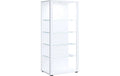 VCM Standvitrine Glasol III Weiss