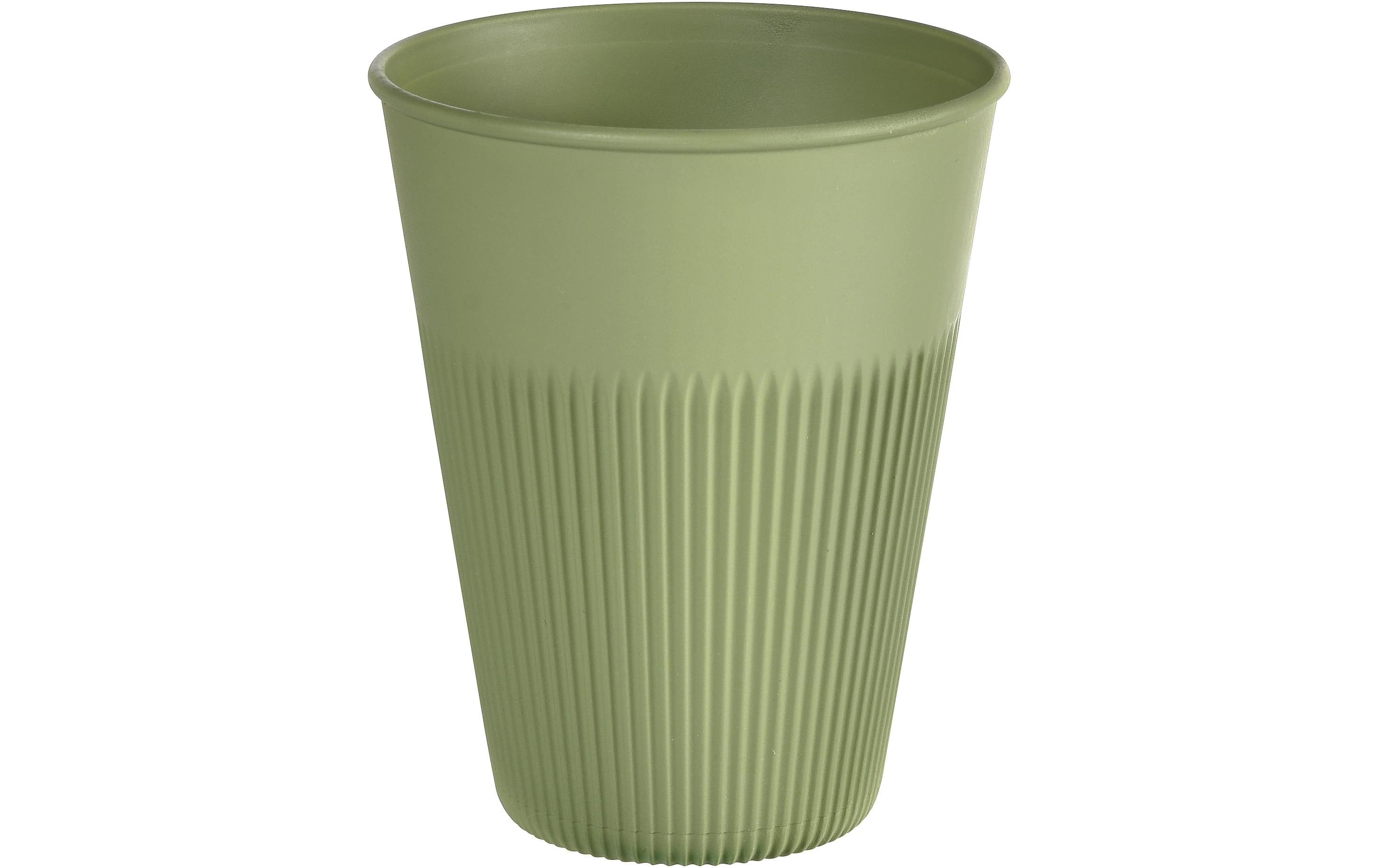 Duni Hot Stripes Becher Mehrweg 36cl grün, 10 Stk.