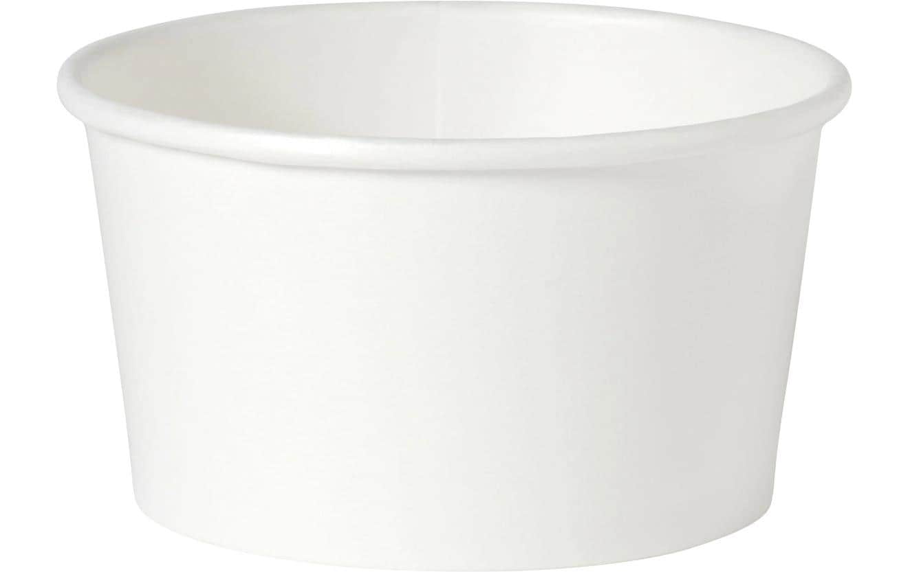 Duni Suppenbecher 400ml weiss, ungeteilt, 50 Stk.