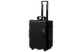 STRUCT Kunststoffkoffer, D6133, schwarz Trolley mit Schaumstoffeinlage, 610x440x326