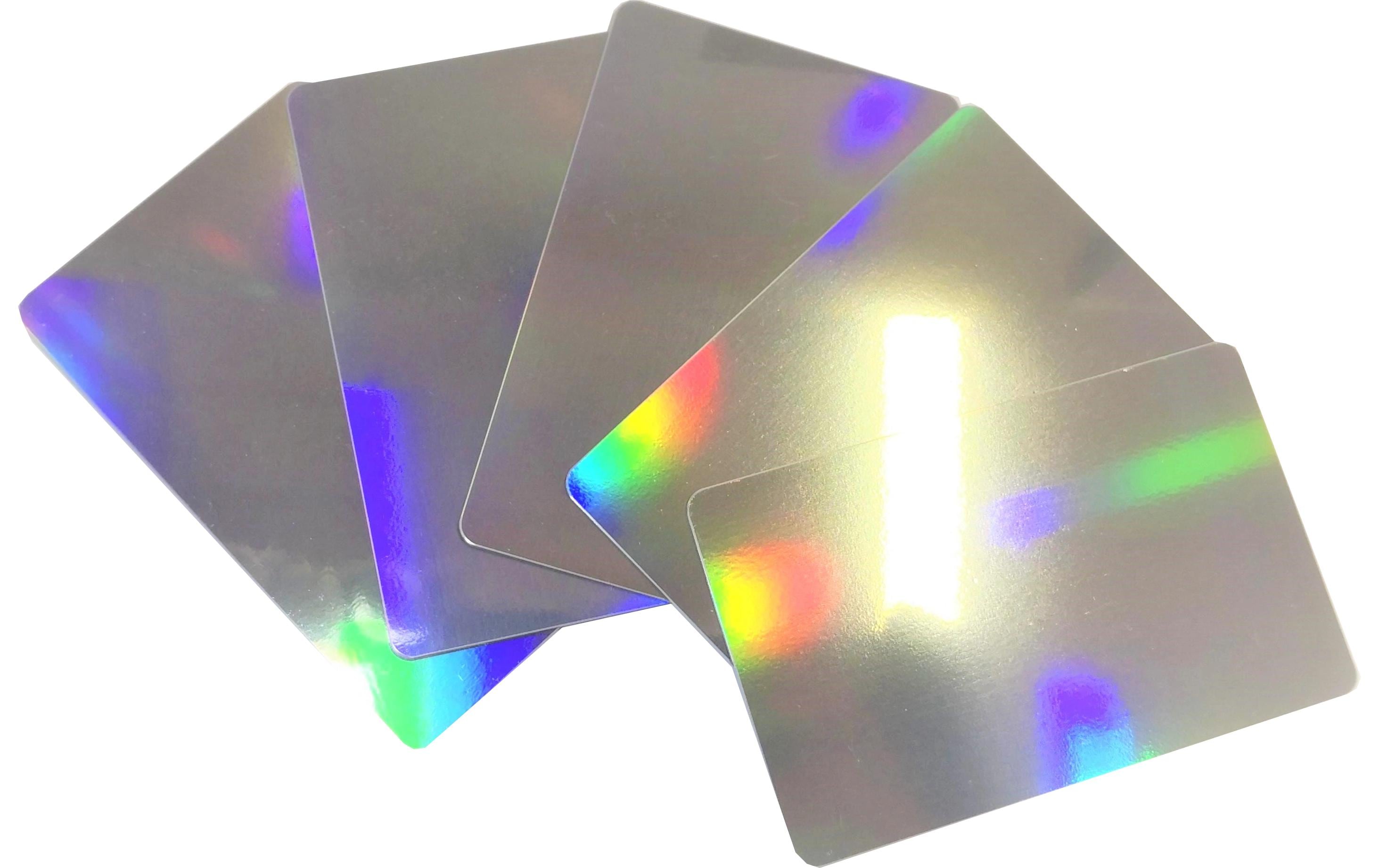 Evolis Kartenrohl. Regenbogenfolie 4/4 85.6 x 54 x 0.81mm, glänzend laminiert