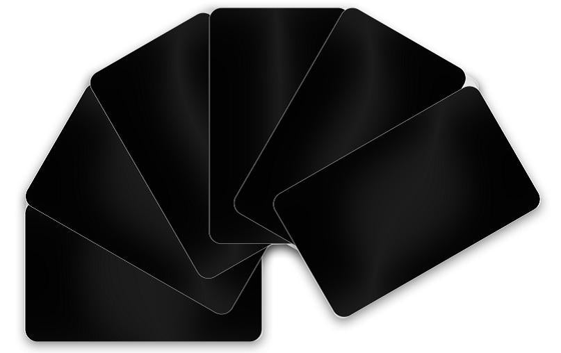 Evolis Kartenrohl. schwarz matt PVC 0.76