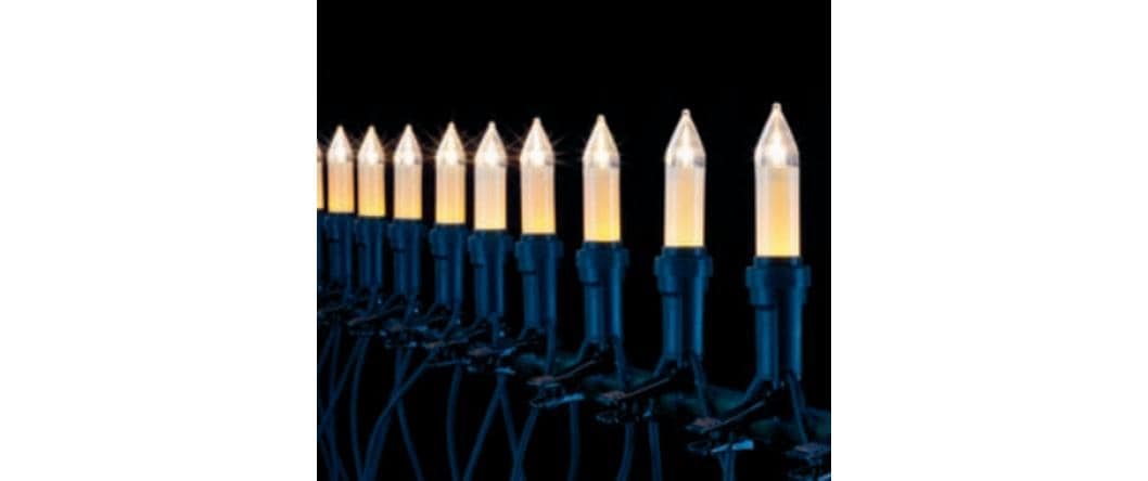 STT LED Candle Light, 20 20 LED ww H14cm, 19m green