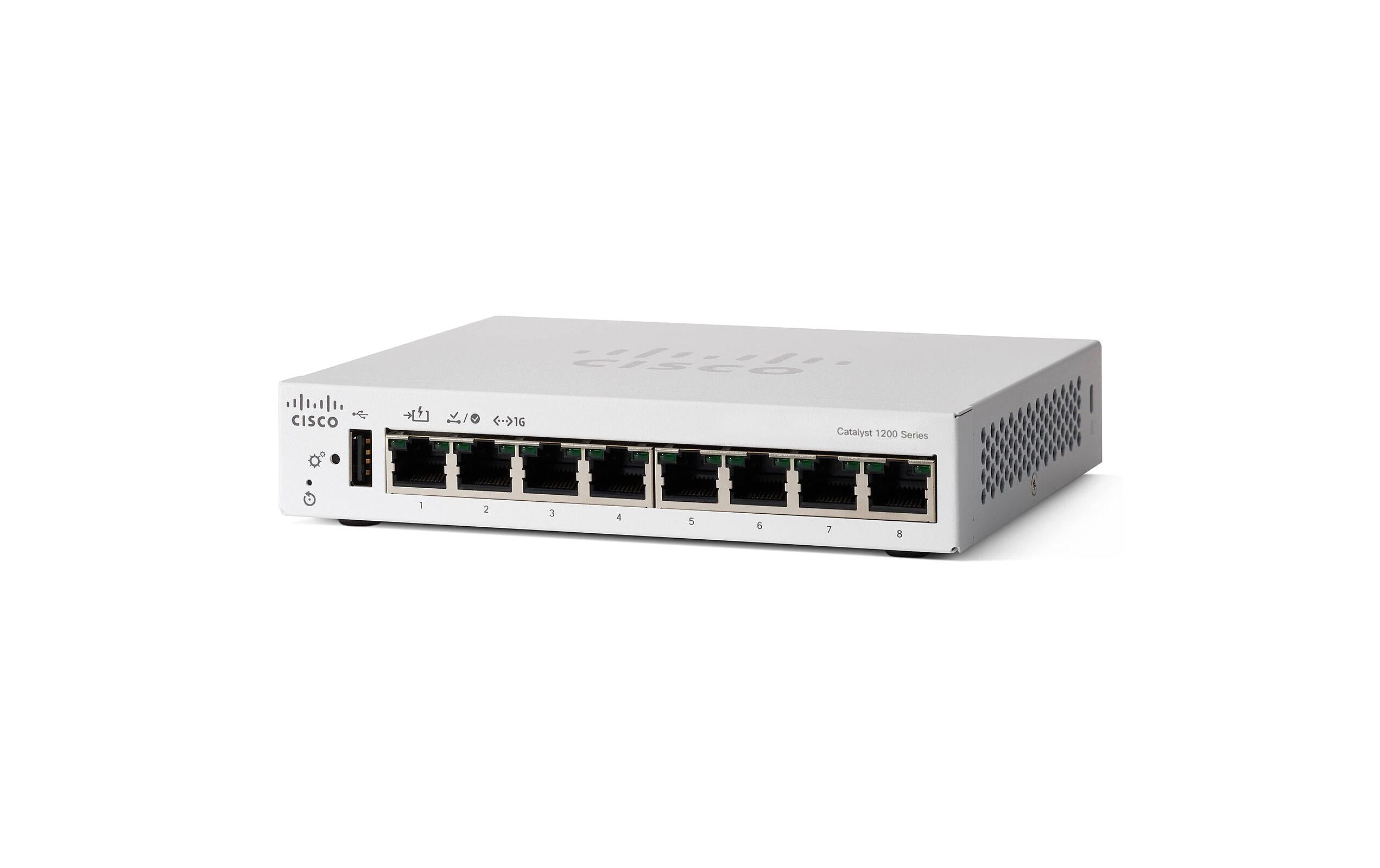 Cisco C1200-8T-D: 8 Port Smart Switch