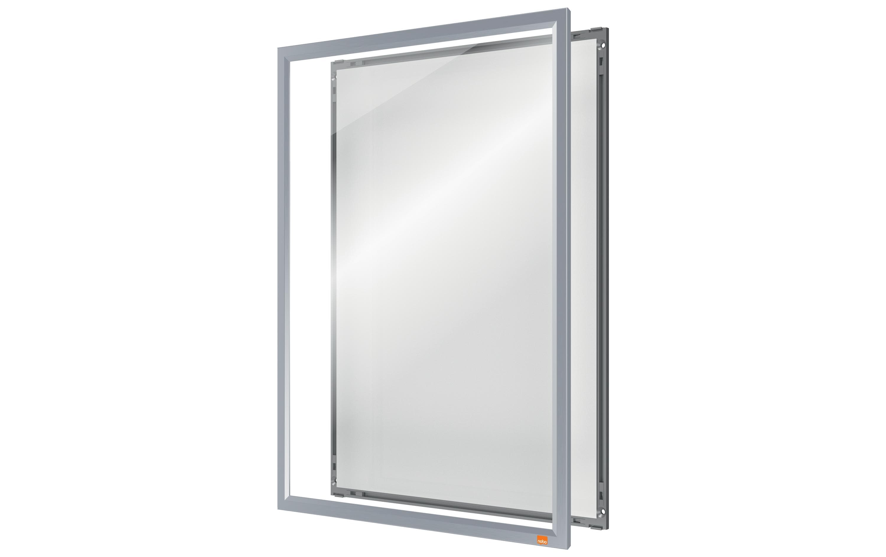 Nobo Impression Pro Clip-Rahmen A3 Aluminium, silber