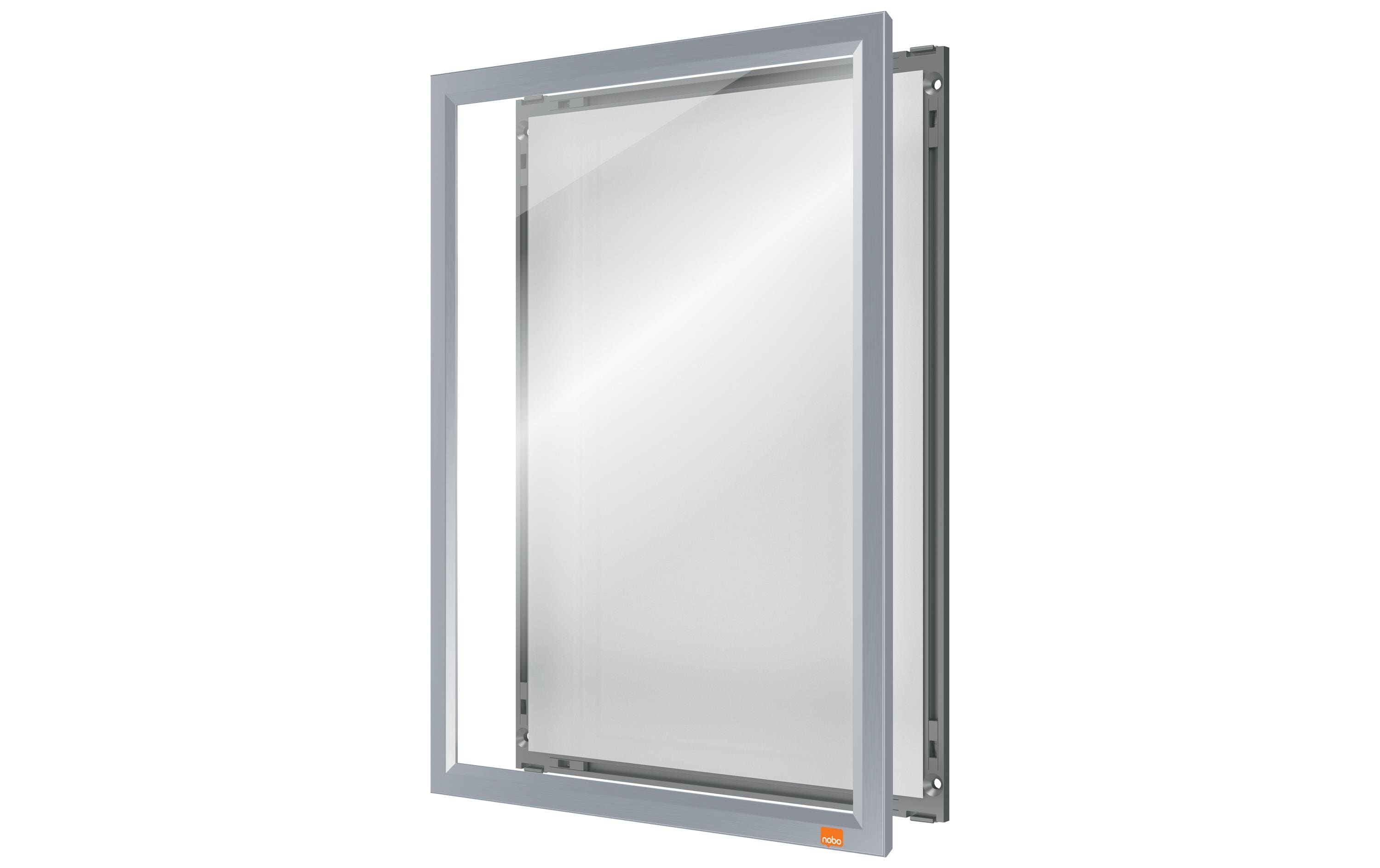 Nobo Impression Pro Clip-Rahmen A4 Aluminium, silber