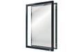 Nobo Impression Pro Clip-Rahmen A4 Aluminium, schwarz