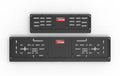 SPEEDLOCK Nummernrahmen-Set 30 × 8 cm/50 × 11 cm, Kunststoff