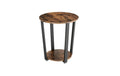 Vasagle Beistelltisch Industrielook 50x57 cm (DxH)cm, Traglast 100 kg