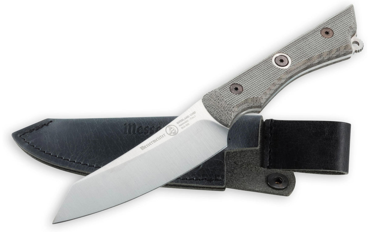Messermeister Overland Lederscheide zu 4.5" Hochwertiges, ölgegerbtes Vollnarbenleder