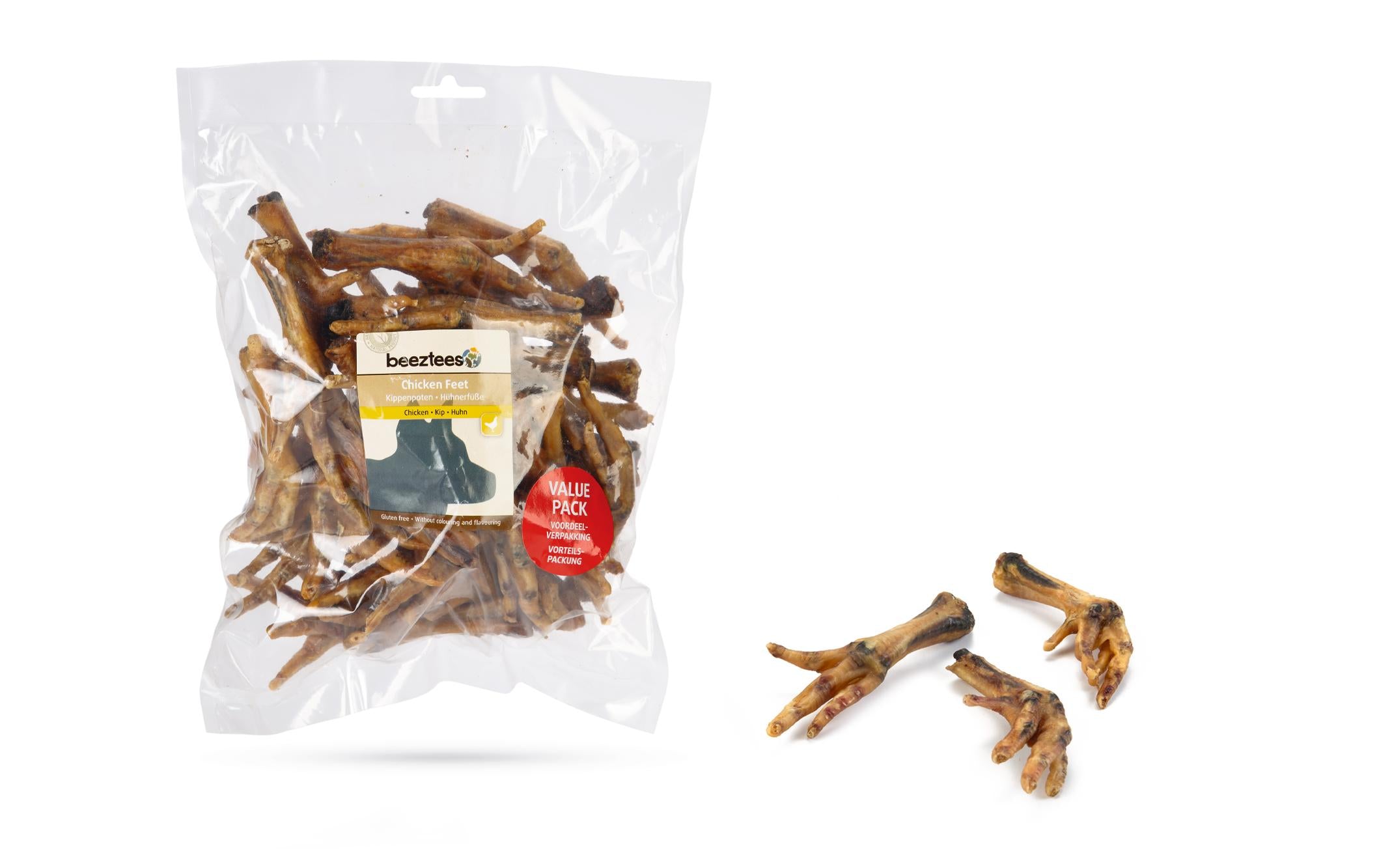 Beeztees Hühnerfüsse 500g
